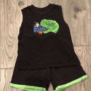 Toddler boys matching top and bottom